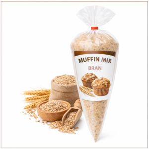 Bran Frozen Muffin Mix – Piping Bag