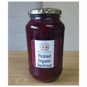 Organic Homemade Pickled Grated Beetroot (700g Jar)